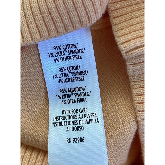 Petite Sophisticate Orange Cotton Spandex Vintage Cardigan Shell Set Size P EUC - Picture 12 of 16